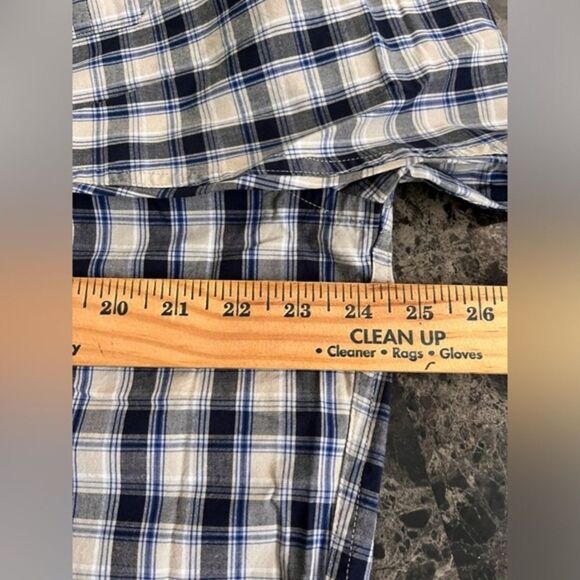 J Crew Men's Plaid Flex Stretch Cotton Shirt Button Down Collar - Picture 3 of 4